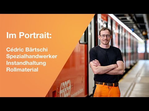 Im Portrait: Cédric Bärtschi – Spezialhandwerker Instandhaltung Rollmaterial