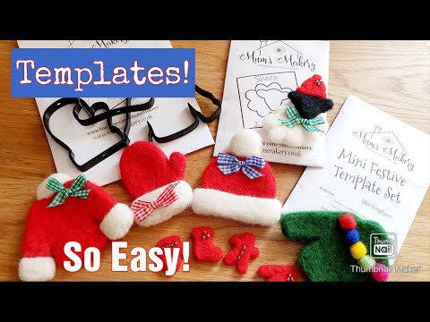 Mums Makery Super Fun Needle Felting Templates | Perfect For Beginners And The More Advanced!