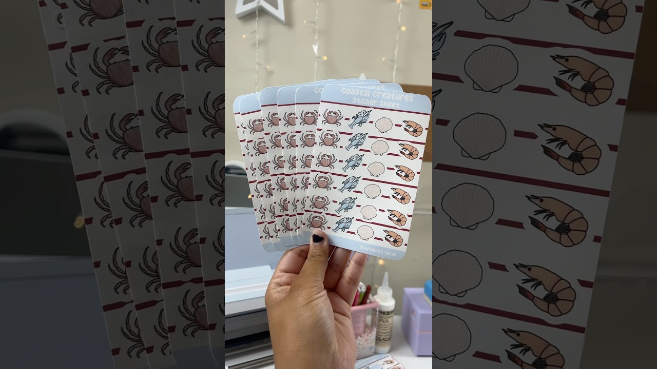 🦀🐚coastal creatures up on etsy! #smallbusiness