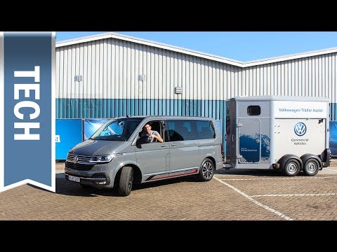 VW Trailer Assist im Multivan T6.1 im Test: Große Anhänger halbautomatisch einparken