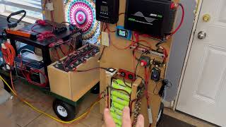 Move power from one solar power bank to another!