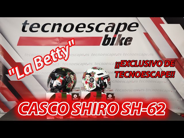 Vídeo relacionado con Shiro SH62 - Casco para Jet (Talla XL), Color Negro