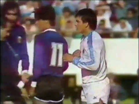 Argentina - Uruguay / Copa America 1987 (Maradona, Caniggia, Sosa, Francescoli, Alzamendi, Ruggeri)