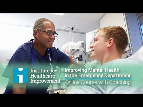 Improving Mental Health Care in the ED - Online Course with ...