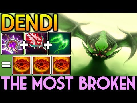 Dendi Dota 2 [Viper] Nullifier + Bloodthorn = The Most Broken Build