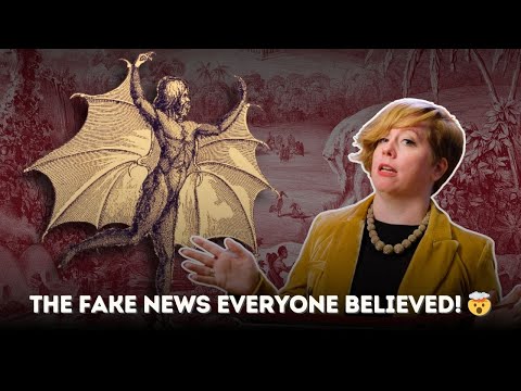 The Great Moon Hoax: How 1835’s Fake News Fooled Everyone! 🌕🦇