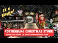 Rothenburg ob der Tauber Kathe Wohlfahrt Christmas Store & Museum in Germany