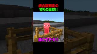 統合版限定の裏技だ！！😲 #short #マイクラ #マインクラフト