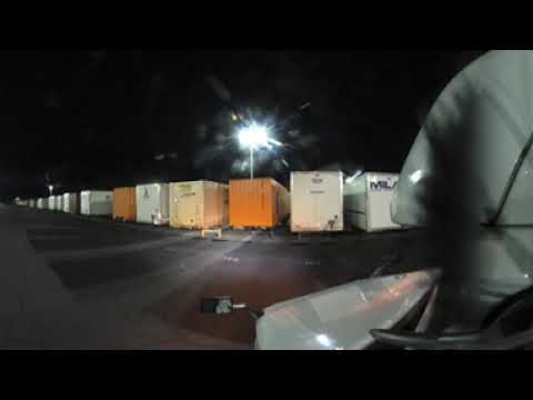 Backing into dock in one shot. 360 video