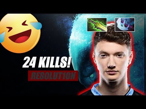 Dota Pro: Resolut1on Morphling 24 kills! | Dota 2 Highlights