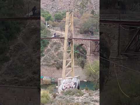 puente colgante caheuta , TERMAS DE CAHEUTA , Lujan de cuyo , Mendoza , Argentina#turismo
