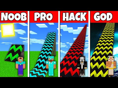 Rabbit - Minecraft Animations - Minecraft Battle: NOOB vs PRO vs HACKER vs GOD! SUPER RAMP SPRINGBOARD BUILD CHALLENGE in Minecraft