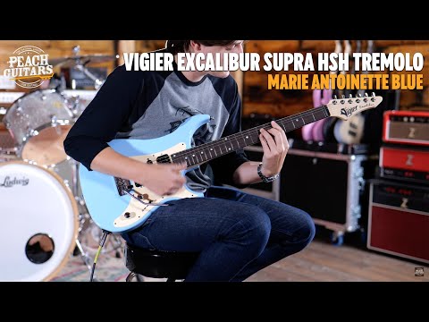 No Talking...Just Tones | Vigier Excalibur Supra HSH Tremolo - Marie Antoinette Blue