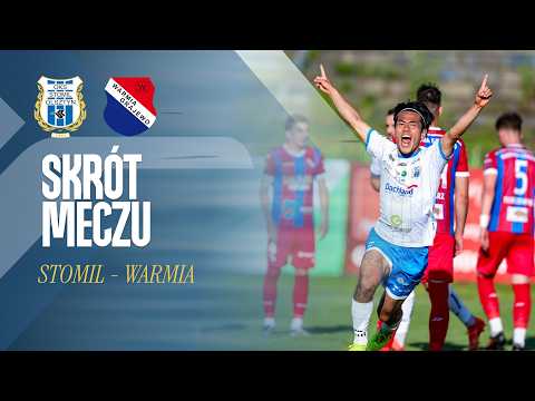 Skrót meczu Stomil Olsztyn - Warmia Grajewo 2:0