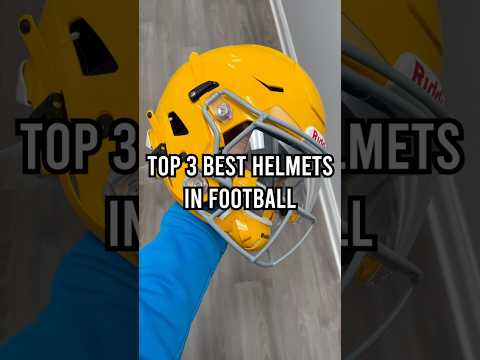 The TOP 3 BEST Helmets in Football!