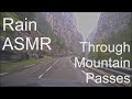 Driving In Heavy Rain Binaural Rain ASMR In The French And Italian Alps Via Col D Izoard