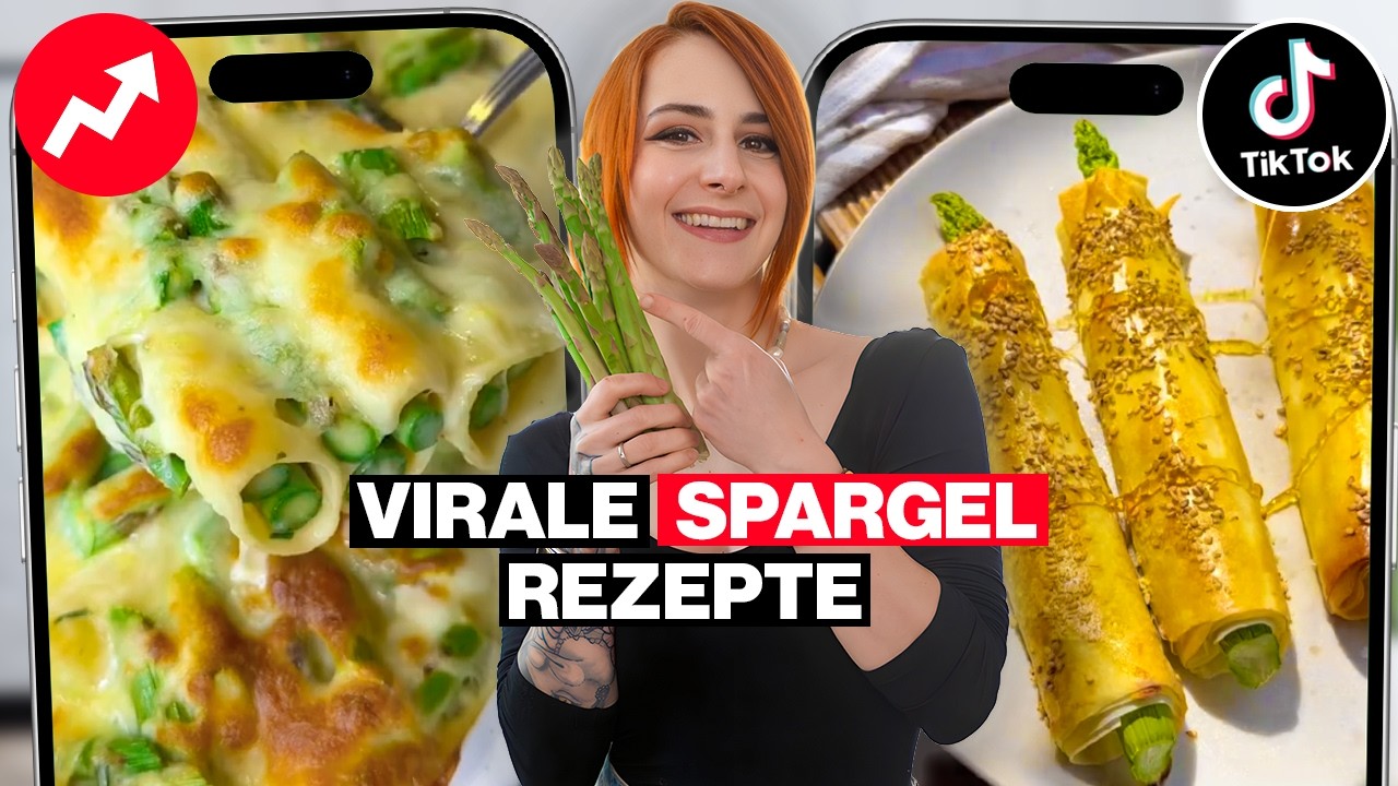 Ich teste virale Spargel Rezepte 2026 von TikTok & Instagram 😍