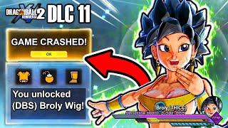 *NEW* DLC 11 Broly DBS Wig Raid Got THICC! Xenoverse 2 How To Get FREE Rage Broly Wig