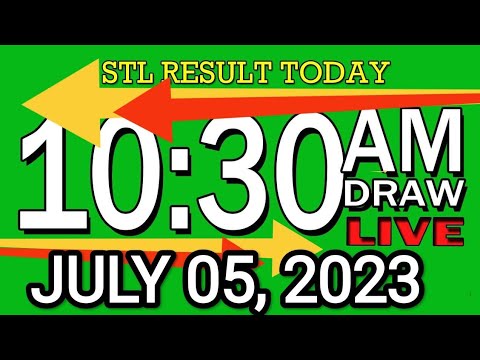 LIVE 10:30 AM STL RESULT TODAY JULY 05, 2023 LOTTO RESULT WINNING NUMBER