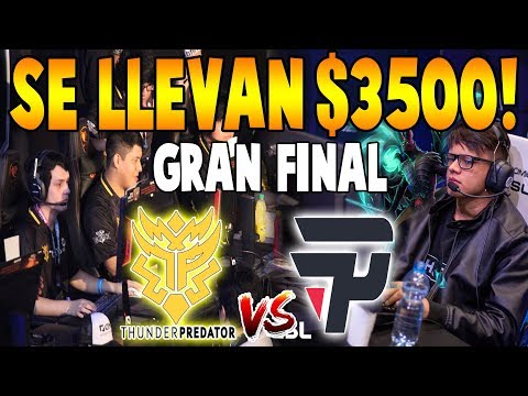 THUNDER vs PAIN [BO5] - GRAN FINAL 🏆 "Se Llevan $3500 Dolares" - RAMPAGE SERIES #6 DOTA 2