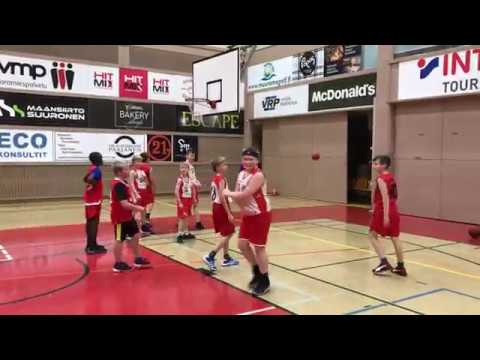 Minipoikien (2008-2009) koripalloa 17.11.2019, HoNsU White - Mikkelin NMKY