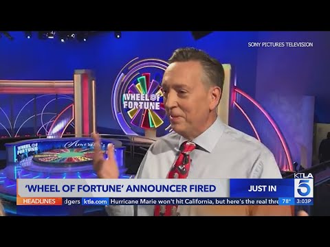 ‘Wheel of Fortune’ announcer fired after airline laptop incident