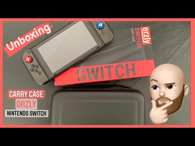 Vídeo relacionado con Orzly Funda de Transporte Compatible con Nintendo Switch y Consola OLED Switch, portátil, para protección, con Almacenamiento para Accesorios y Juegos, Naranja