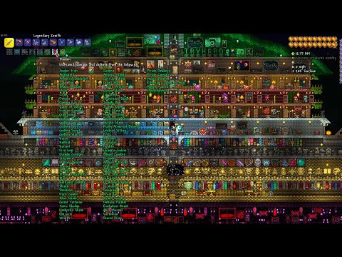 100% Complete MASTER Terraria World