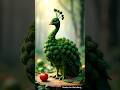 Broccoli Peacock Spotted Shorts Aiart Aishorts