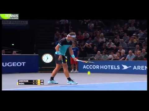 Paris Masters 2015: Rafael Nadal vs Kevin Anderson 3rd Round | Highlights 6/11/2015