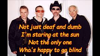 U2 - Staring At The Sun (lyrics)