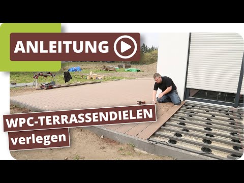 WPC Terrassendielen verlegen