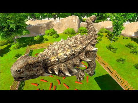 DINOSAURUS JUMPS INTO BLADE WORMS WORLD