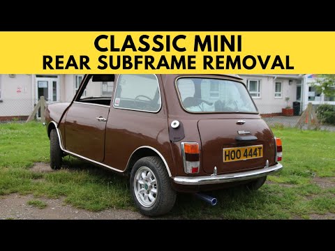 Classic Mini Rear Subframe Removal