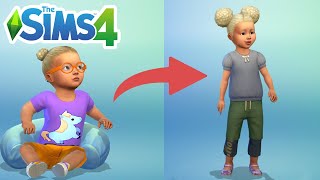 How To Age Up Infant Into Toddler Fast (Cheat) - The Sims 4