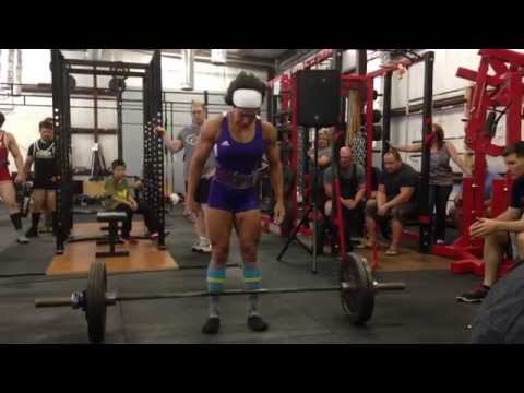 Gillian Ward Deadlift 365 - 1st attempt - 8-16-14