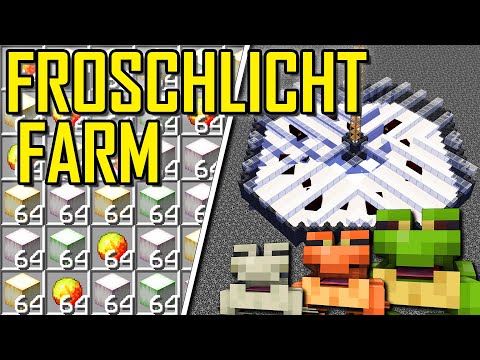 Minecraft - Einfache Froschlicht Farm / Froglight Farm - Tutorial 1.21