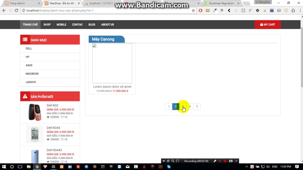 Bài 16: Xây dựng website bán hàng bằng php thuần : Hiển thị danh sách sản phẩm