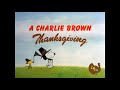 Opening And Closing To A Charlie Brown Thanksgiving 1973 On JRS TV November 19 2022