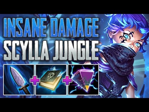 WHAT IS THIS DAMAGE? Scylla Jungle Gameplay (SMITE Conquest)