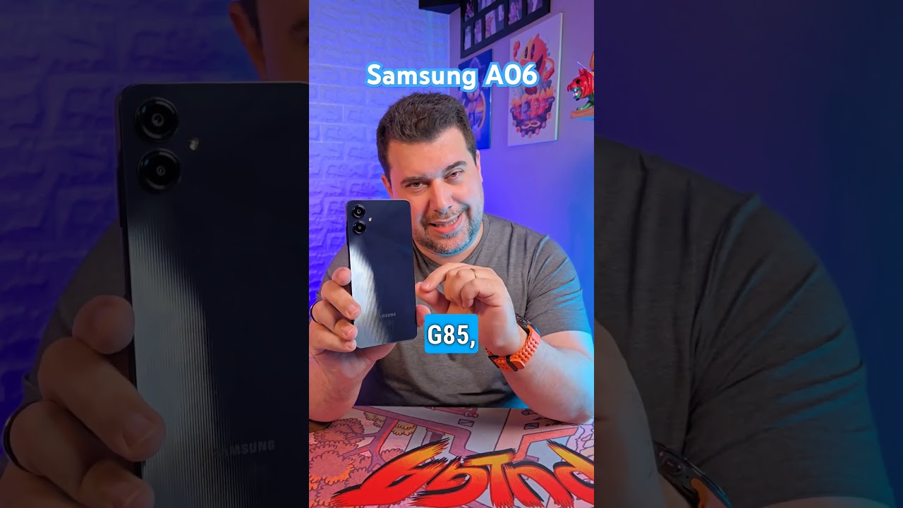 Miniatura da avaliação em vídeo de Smartphone Samsung Galaxy A06 128GB A065M