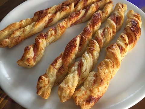 Torsades Feuilletées au Jambon cru et Parmigiano || Recette pour l'apéritif