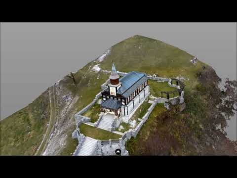 WW1 Church of the Holy Spirit in Javorca - 3D model