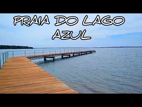 OLHA que LINDO  que está o LAGO AZUL São Simão go.