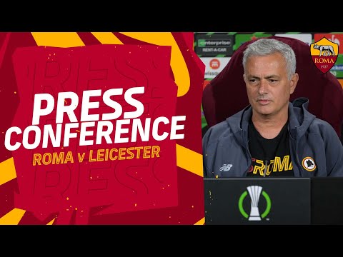 CONFERENZA STAMPA | José Mourinho e Bryan Cristante alla vigilia di Roma-Leicester