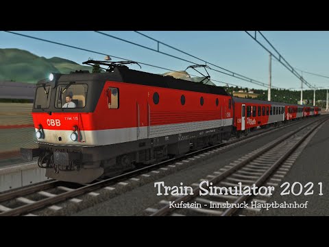 ÖBB REX 5354 Wörgl - Schwaz (ÖBB 1144) | Train Simulator 2021 | virtuelle Führerstandsmitfahrt
