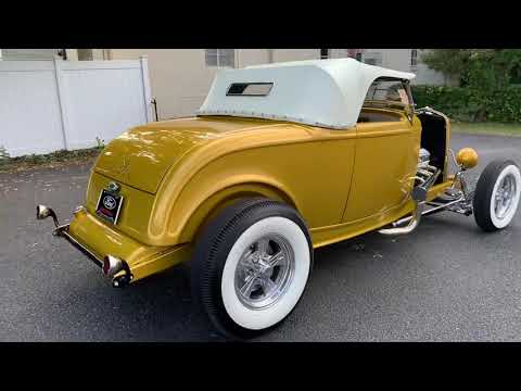1932 Ford “Striking Gold” Highboy Deuce Roadster for sale Art Engel’s 60s ’32 Hot Rod For Sale