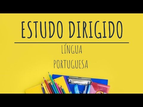 Estudo Dirigido - Língua Portuguesa