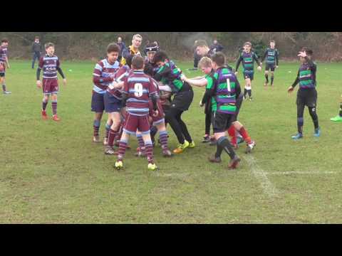 05 Jake Royston good ruck technique in at the side from Weybridge not seen