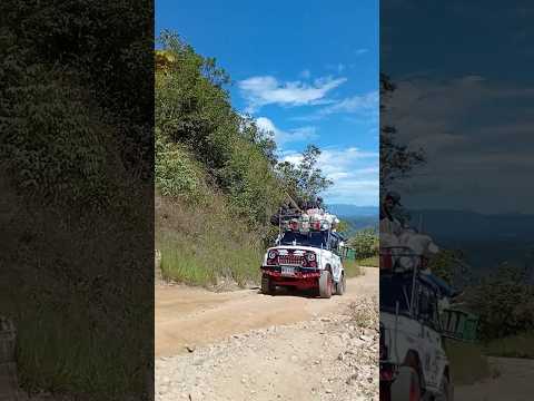 El uaz número 63 conducido por moneda en Chaparral Tolima #campo #uaz